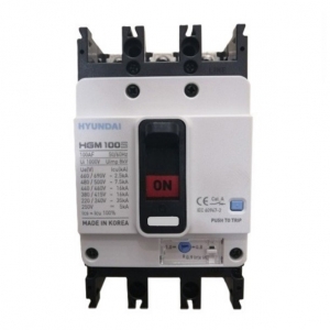 APTOMAT MCCB HYUNDAI 3P 16A 20kA ( HGM100S-F )