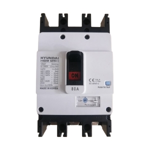 APTOMAT MCCB HYUNDAI 3P 80A 38kA ( HGM125H-F )