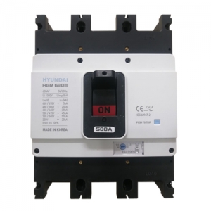 APTOMAT MCCB HYUNDAI 3P 500A 45kA ( HGM630E-F )