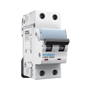 APTOMAT TÉP MCB HYUNDAI 2P 6A 6kA ( HGD63N )