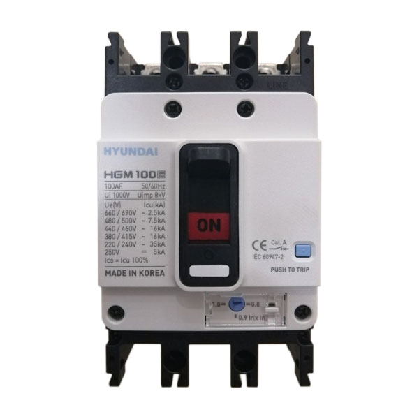 APTOMAT MCCB HYUNDAI 3P 16A 16kA ( HGM100E-F )