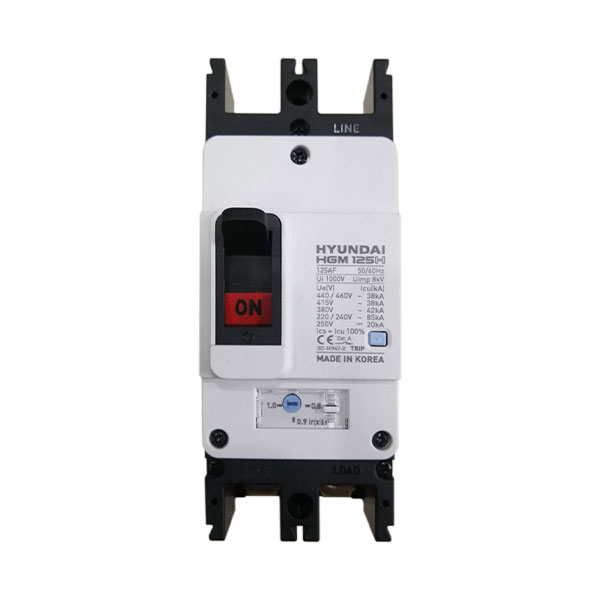 APTOMAT MCCB HYUNDAI 2P 63A 85kA ( HGM125H-F )