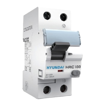 APTOMAT CHỐNG RÒ RCCB HYUNDAI 1P+N 100A 30mA 10kA ( HRC100 )