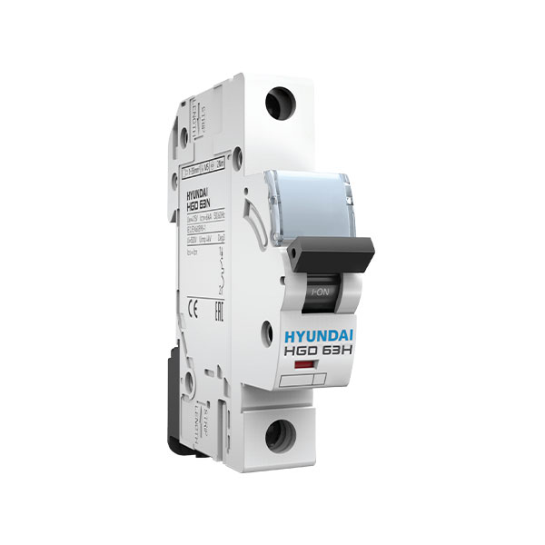 APTOMAT TÉP MCB HYUNDAI 1P 16A 10kA ( HGD63H )